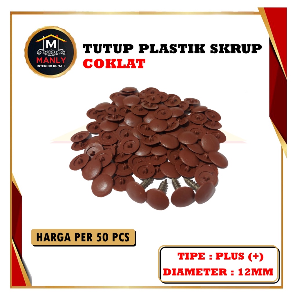 Tutup Sekrup Tutup Skrup Plastik Dop Screw Cap Cover Skrup MURAH