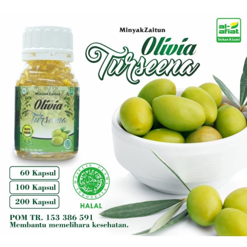Minyak Zaitun oil Al afiat 200 kapsul obat herbal kolesterol diabetes