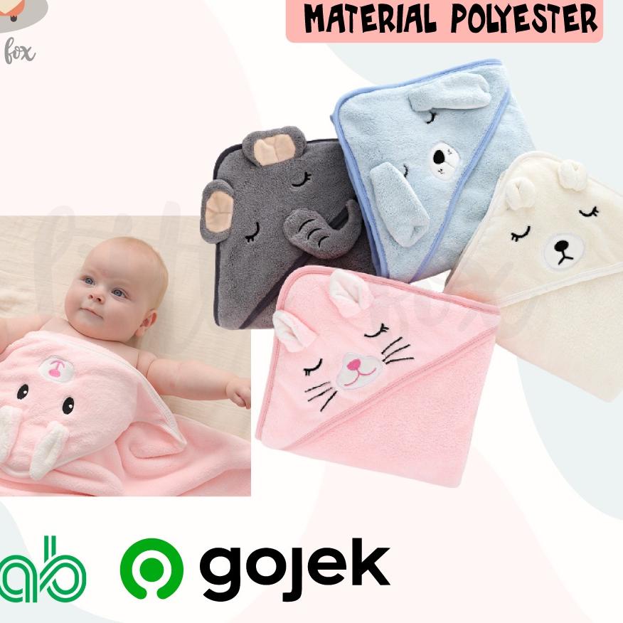 ♤ [ IMPORT] Selimut Topi Bayi Bulu Halus Lembut / Baby Blanket Bulu / Selimut Karakter Bayi ◘