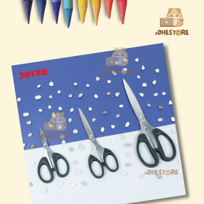 

Gunting kecil joyko SC-828 / Sedang SC-838 / Besar SC-848 / Joyko Scissors