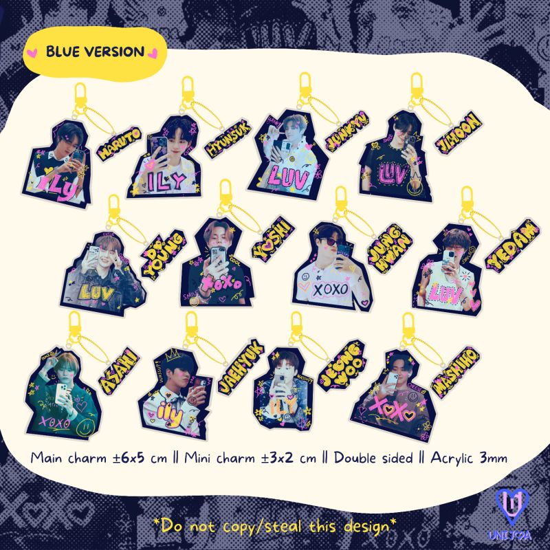 Treasure Mirror Selfie Keychain || Ready Stock Keychain Treasure