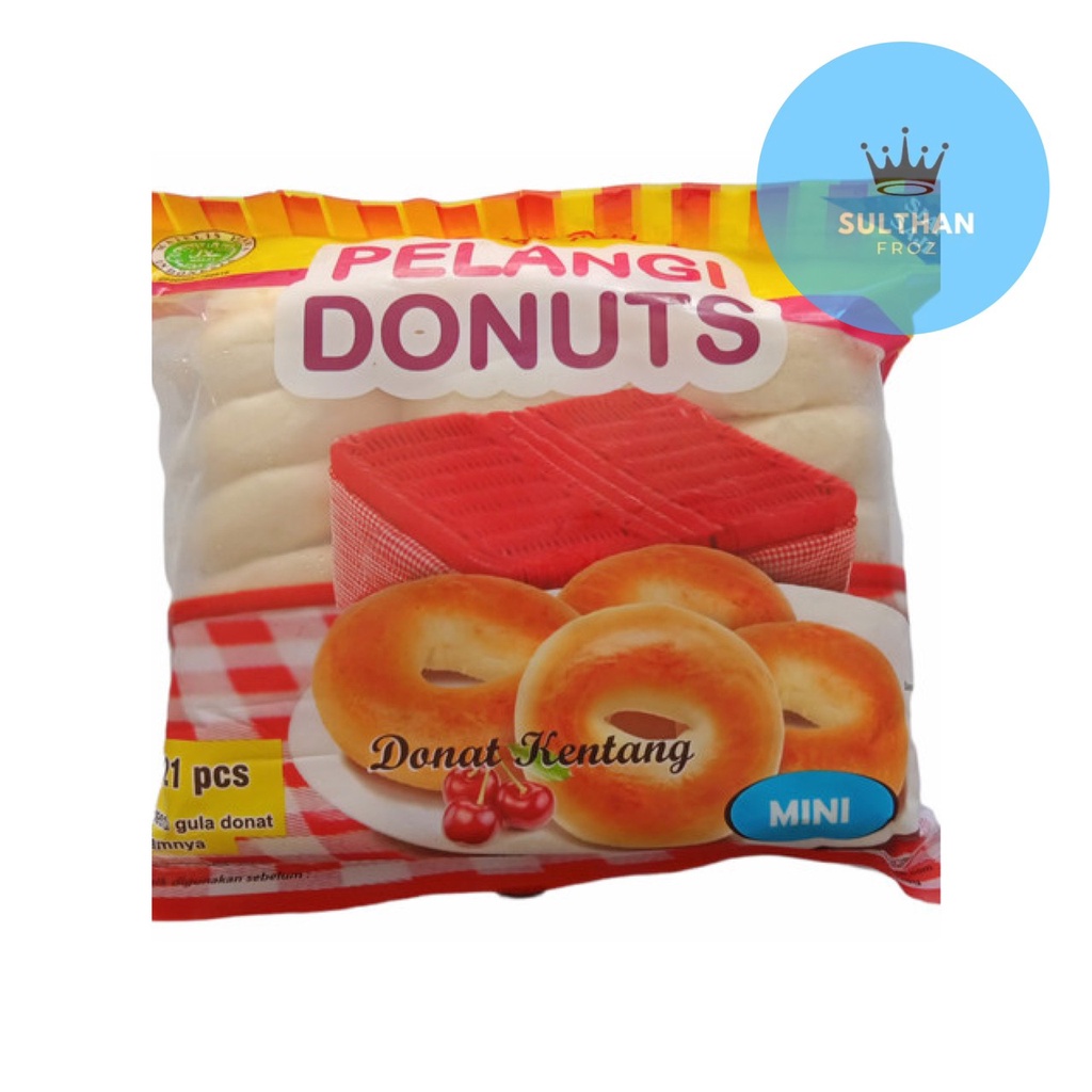 

PELANGI DONUT KENTANG MINI ISI 21