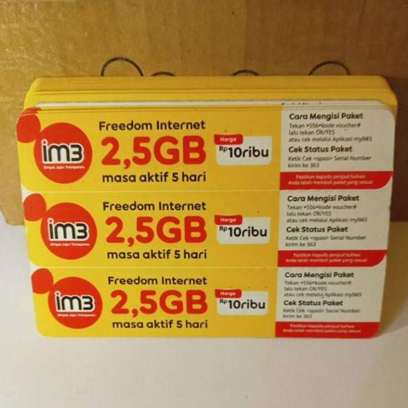 Indosat voucher lokal sumatera 2gb 5hari