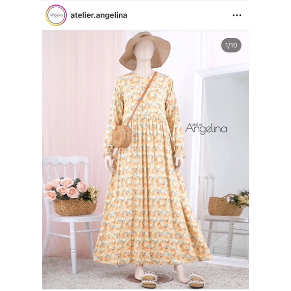 PRELOVED sarah dress atelier angelina - Louvre Yellow