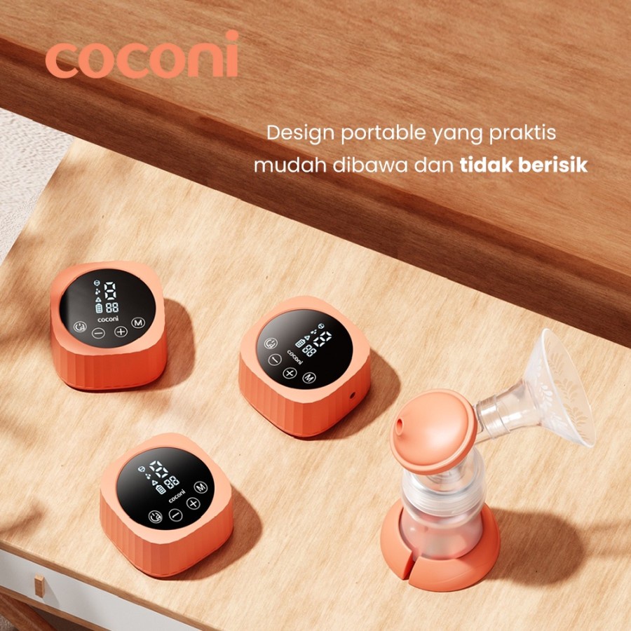 COCONI Compact Electric Double Breastpump | Pompa Asi Ganda Portable