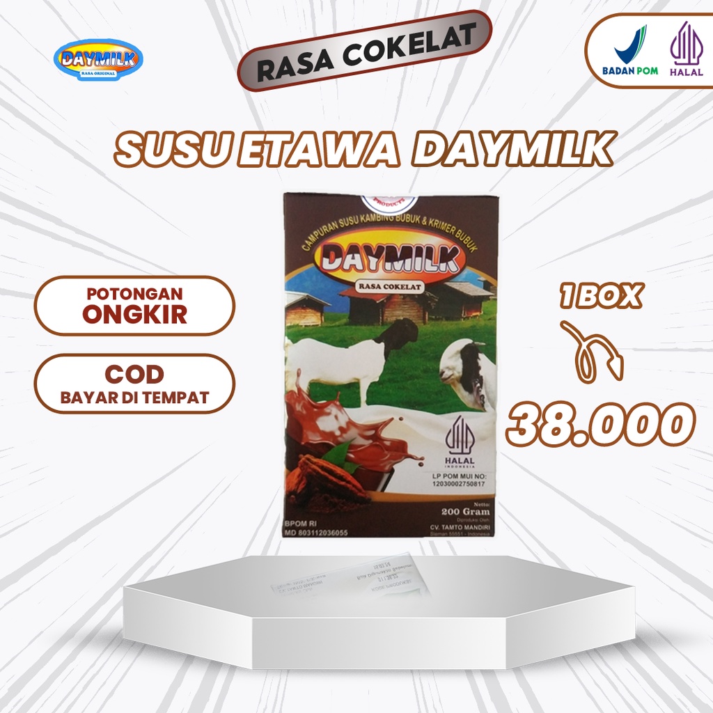 

Susu Daymilk Etawa Rasa Cokelat 200 Gram 1 Box