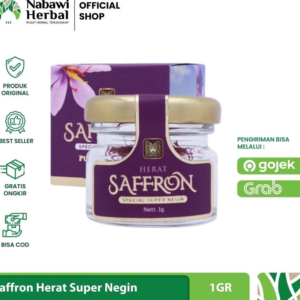 

✭ HERAT SAFFRON - Saffron Super Negin 1gr 100% Original ➫
