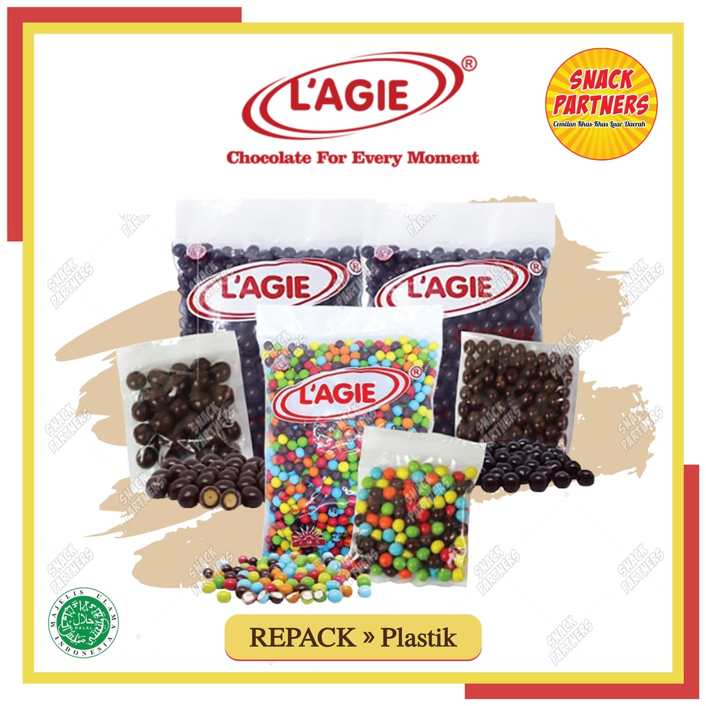 

LAGIE / L'AGIE Golden City Choco Ball 1 KG / Repack 500 GR - Big, Mini, Rainbow - Topping Taburan Tabur Cake Biskuit / Biscuit Chocolate Coklat Cokelat, Donat / Donut - Toping Roti Kue