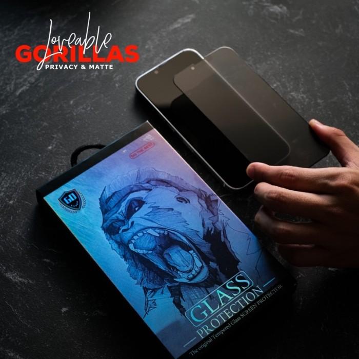 Terlaris Privacy & Matte Gorilla Glass Screen Protector Anti Fingerprint Temper