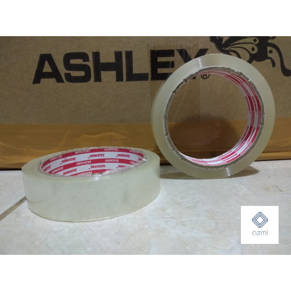 Promo Isolasi bening 1&quot; Inch 24mm x 72 Yard selotip solasi lakban tape