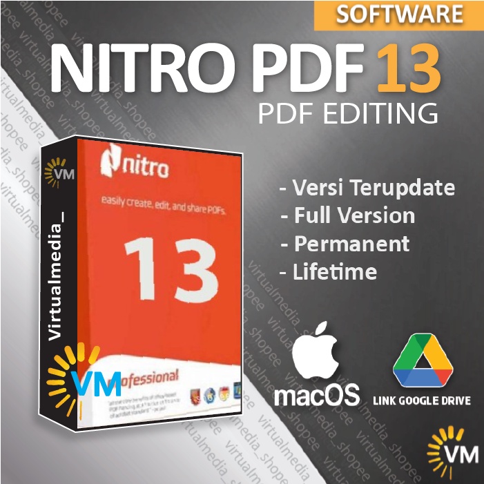 NITRO PDF 13 MAC OS DOCUMENT EDIT CREATE CONVERT SIGN COMBINE DOKUMEN PDF EDITING ELEMENT