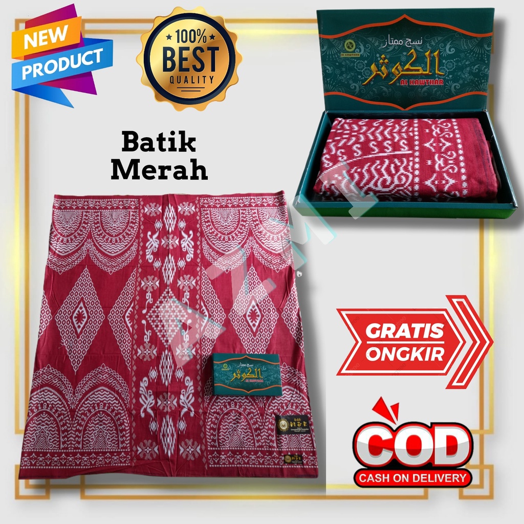 Sarung Batik Al Kawthar / New Sarung Printing / Sarung Al Kawthar Motif Batik