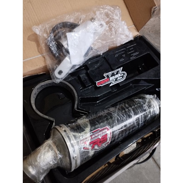 Silencer knalpot R9 Racing Original Carbon 4T semua motor
