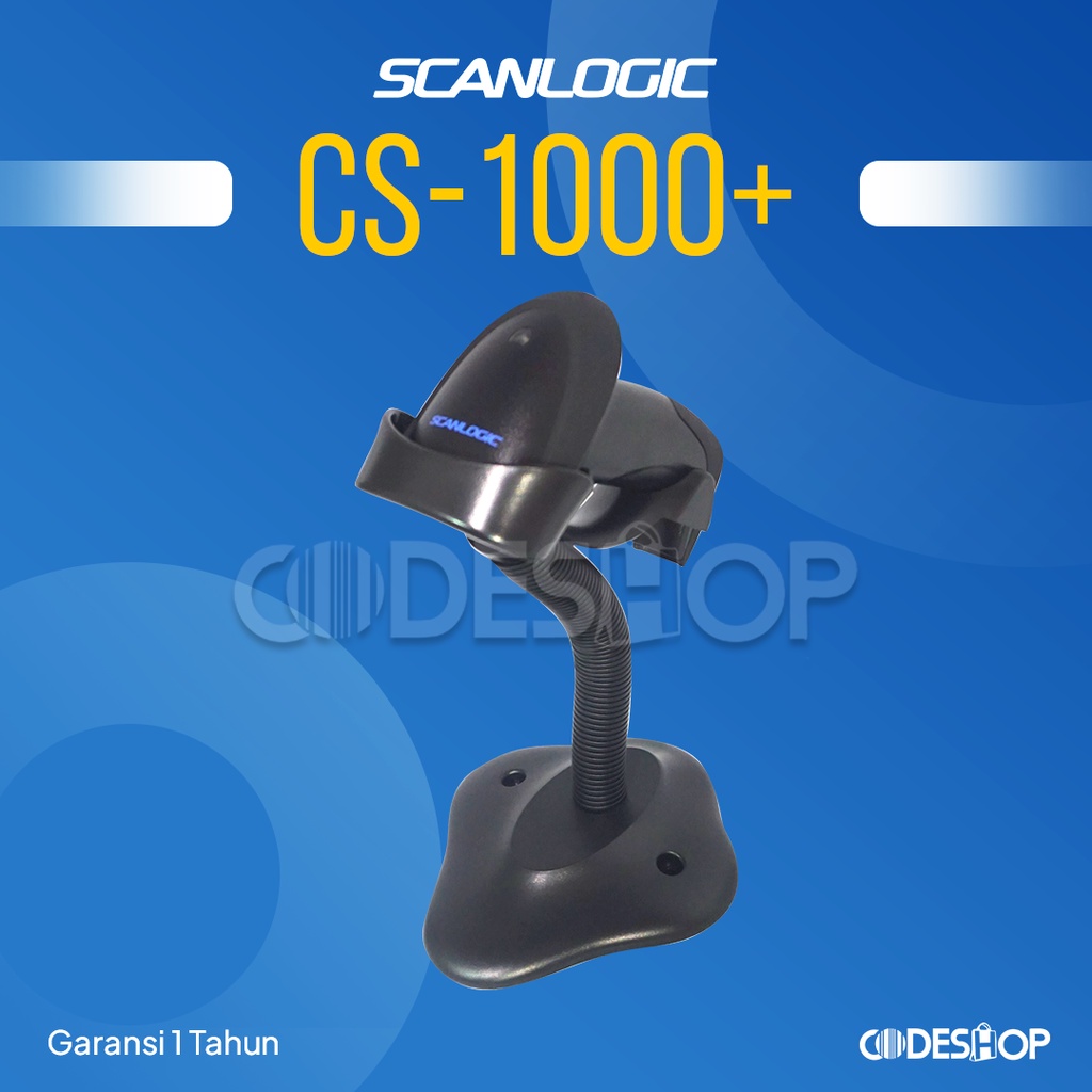 SCANNER BARCODE 1D SCANLOGIC CS1000 / CS 1000 | CS 1000 terlaris