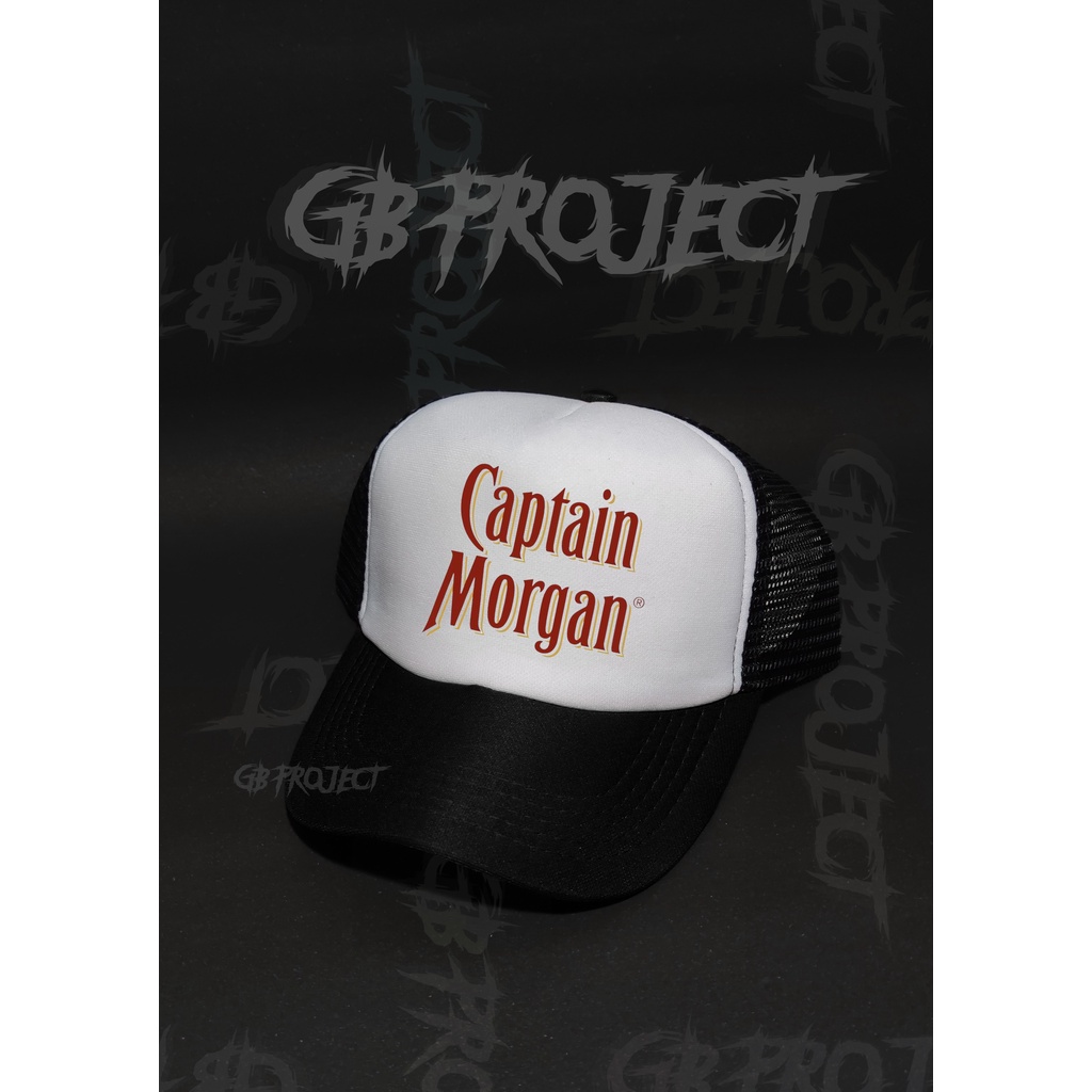 Topi Jaring CAPTAIN MORGAN / TOPI JARING / TOPI TRUCKER / TOPI BASEBALL / TOPI SNAPBACK / TOPI KEKIN