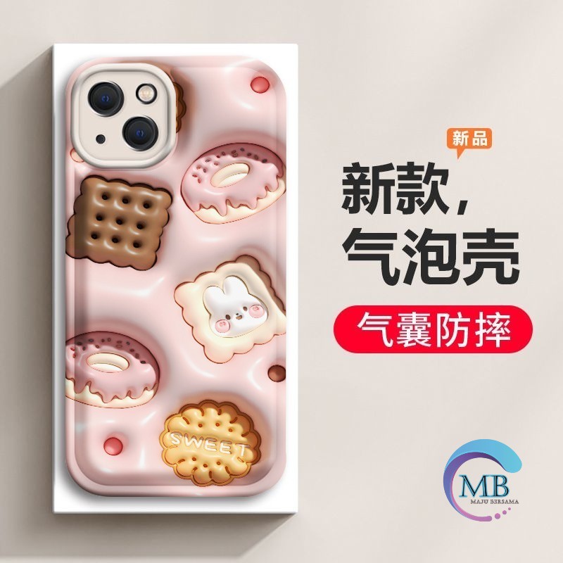 SS146 SOFTCASE MOTIF COOKIES AKSEN 3D FOR SAMSUNG A20 A30 A20S A21S A22 A31 A24 A32 A33  A50 A30S A50S A51 A53 MB4453