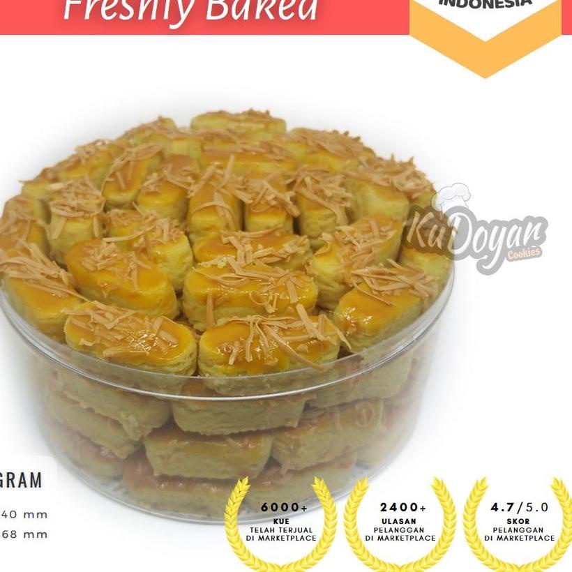 

♪ Kue Kastengel Keju Home-made 500 gram 1/2 kg Kudoyan ♜