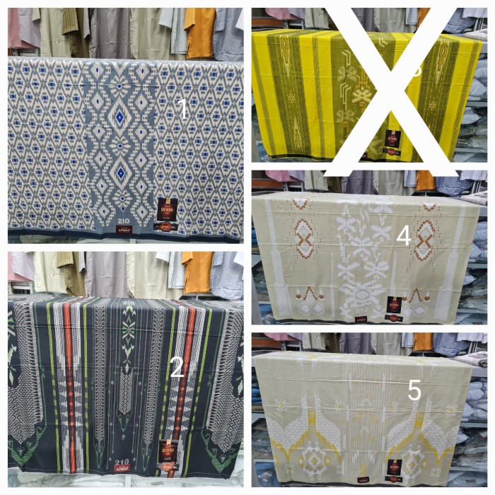 Sarung Aswad Kembang Dobby Rayon