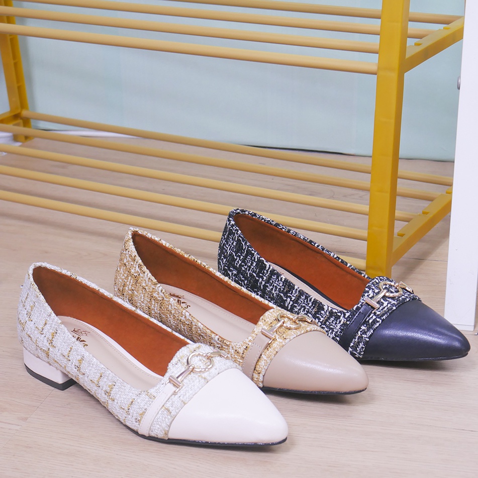 Bernx's Shoes - Fara Sepatu Wanita Kasual Kantor &amp; Pesta flatshoes wanita Heels 2 cm