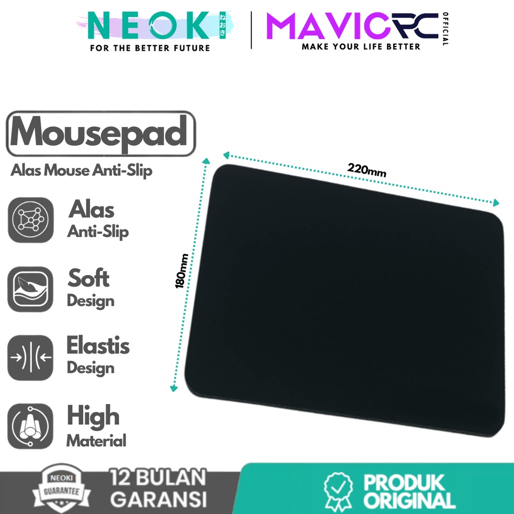 Jual NEOKI MP-118 Mouse pad Alas Mouse Gaming Komputer/Laptop Rubber ...
