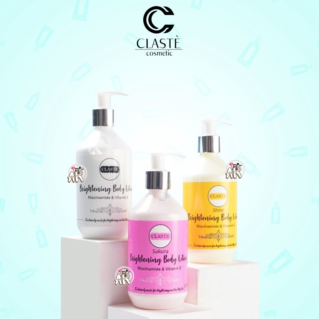 CLASTE BODY LOTION 300ML SERIES ( BRIGHT / SAKURA / SHINE )