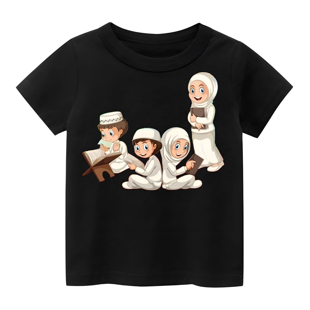 Hzl_outfit Kaos Anak Laki Dan Perempuan Nuzulul Quran/Kaos Atasan Anak Anak M,L,XL