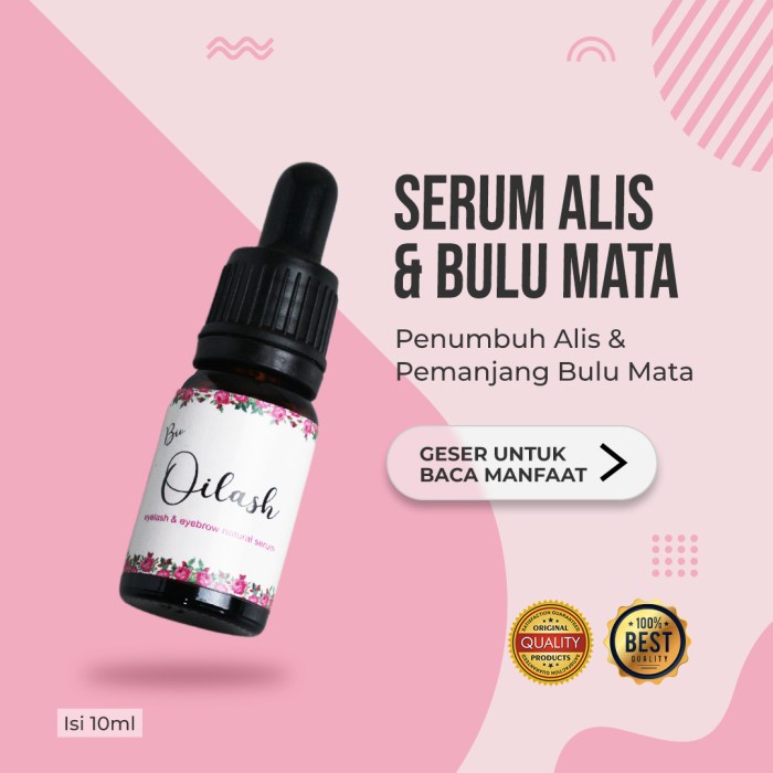 Serum Pemanjang Bulu Mata Penebal Alis Lash & Brow Serum Original 100% Kemasan Kecil