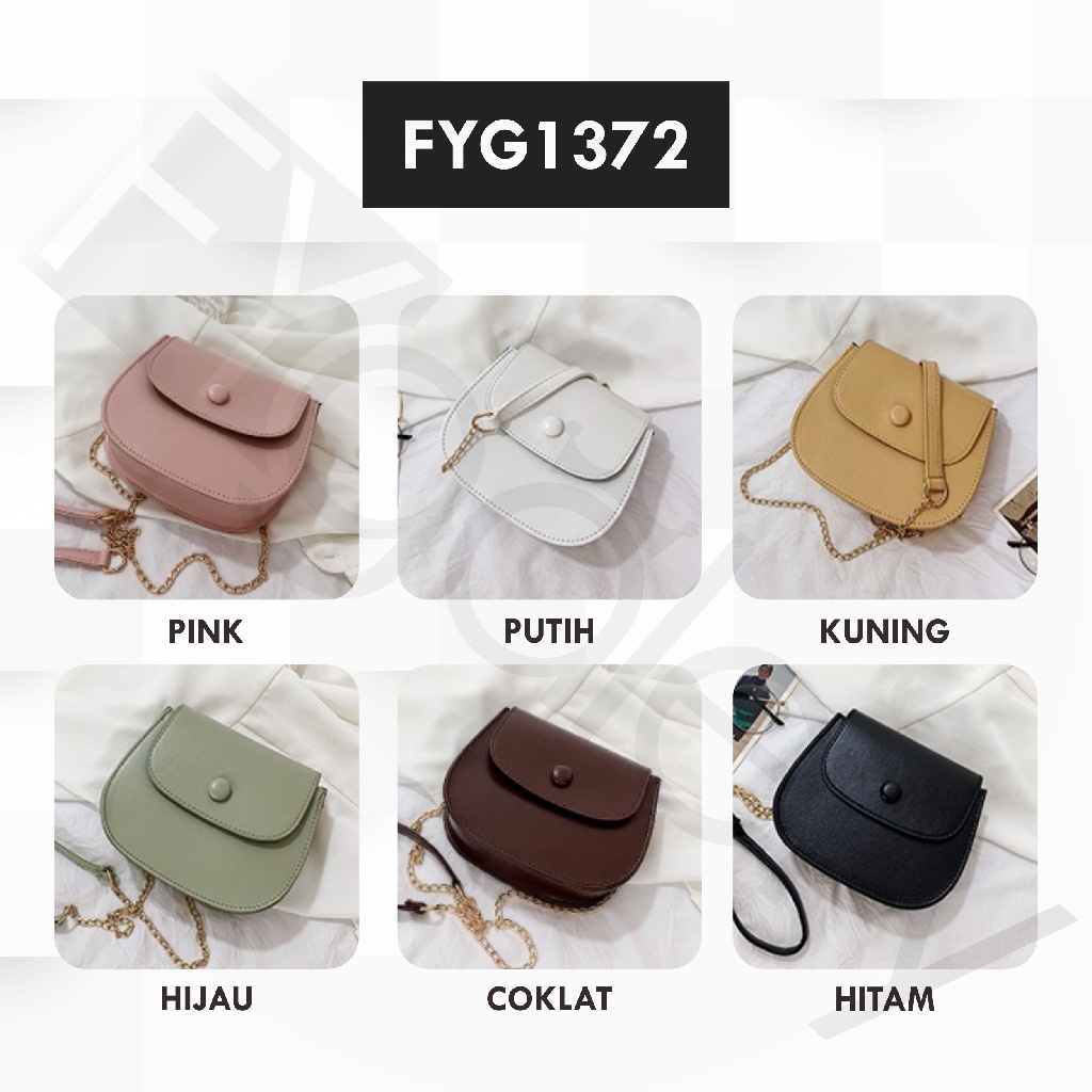 FYGALERY FYG1372 Tas Selempang Wanita Polos Tas Perempuan Fashion Korea Murah