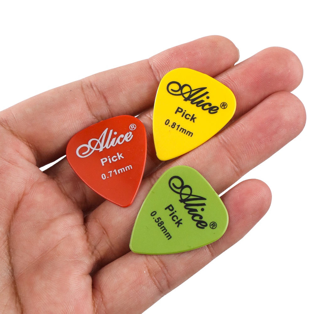 Alice Pick Gitar Akustik 12 PCS - AP-12P - Multi-Color