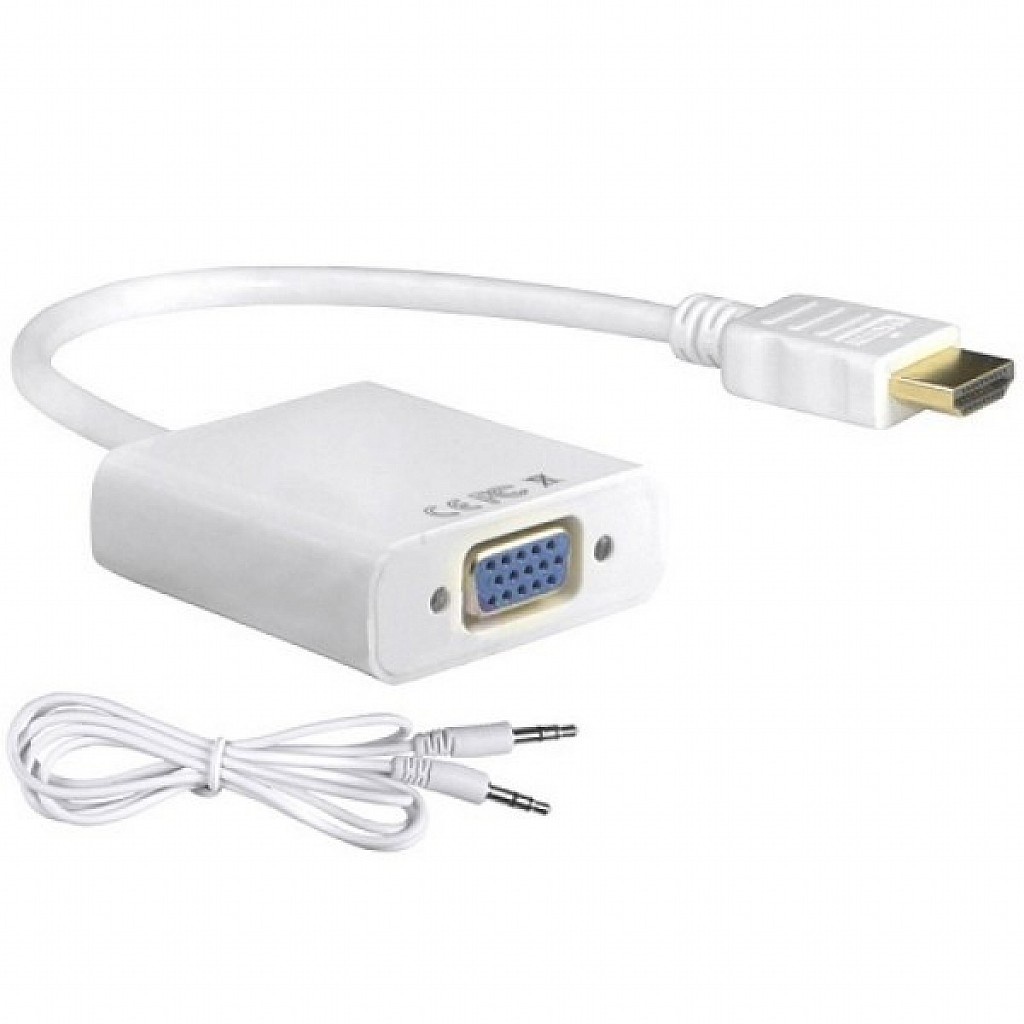 CONVERTER CABLE HDMI TO VGA + AUDIO - ADAPTER