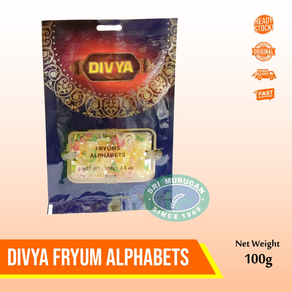 

DIVYA FRYUM ALPHABETS 100g