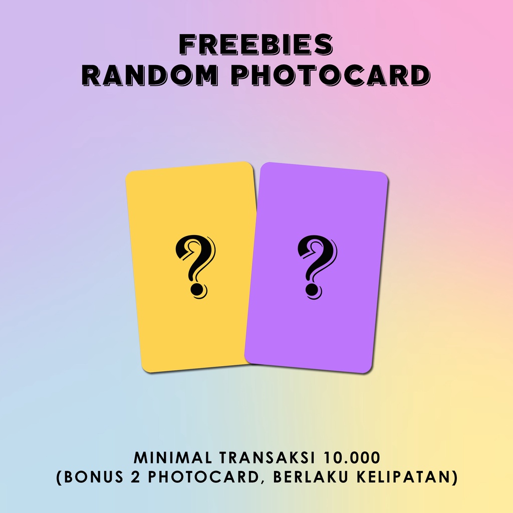 RANDOM PHOTOCARD KPOP