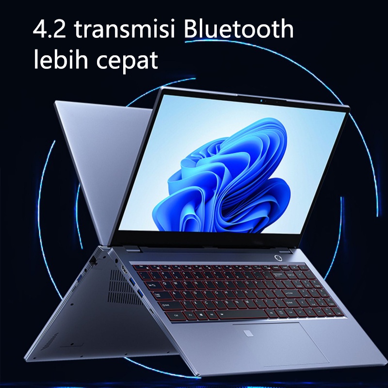 [BARU] LAPTOP 8GB RAM 256GB SSD IIntele HD Graphics 500 GPU up to 2.9GHz Windows 10 Pro Backlit Keyboard/Fingerprint Unlock