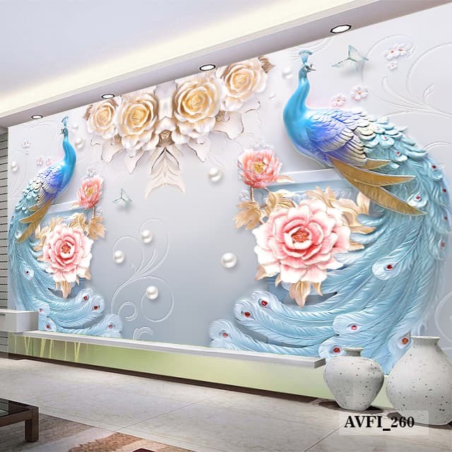 WALLPAPER CUSTOM MURAH - WALLPAPER DINDING CUSTOM PRINTING 3 DIMENSI