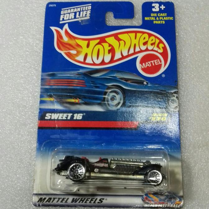 HOT WHEELS SWEET 16. BLUE US CARD 1999. OPEN BAGAGE. FULL BESI. BLACK