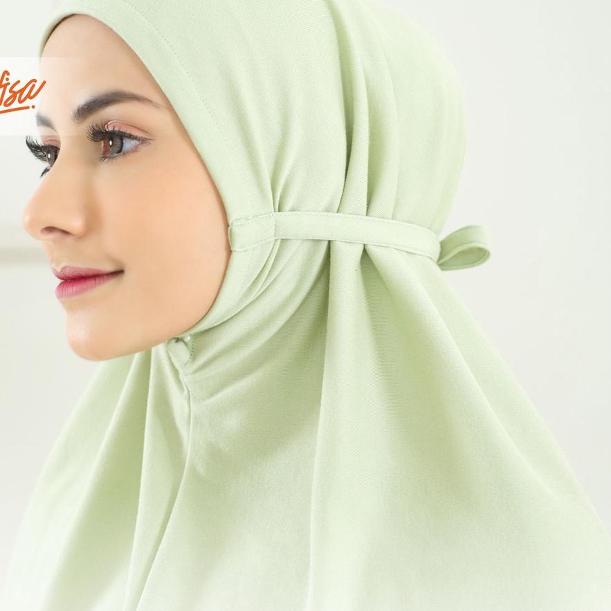 ◊ Jilbab Instan Tali Samping Nafisa AT HOME PREMIUM | Hijab Instan Non Pad Kerudung Polos Tanpa Berg