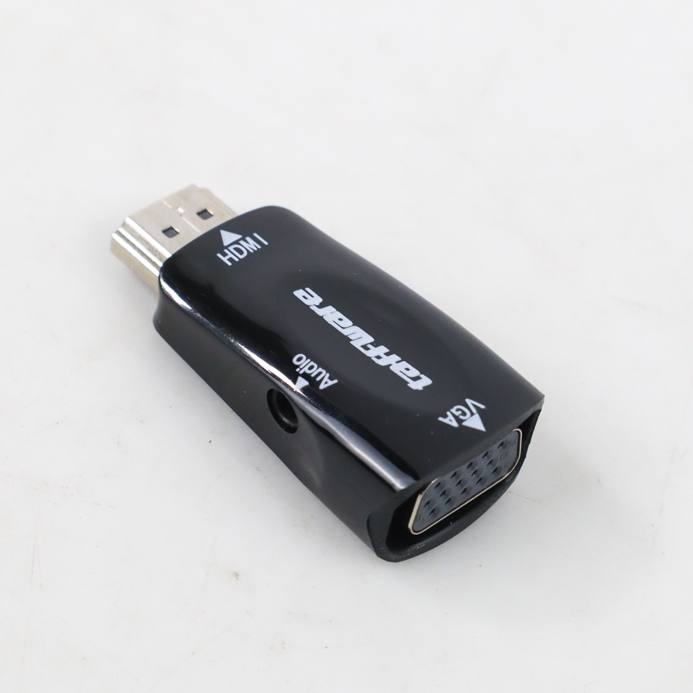Taffware Adaptor HDMI ke VGA &amp; AUX 1080P - S-PC-0389
