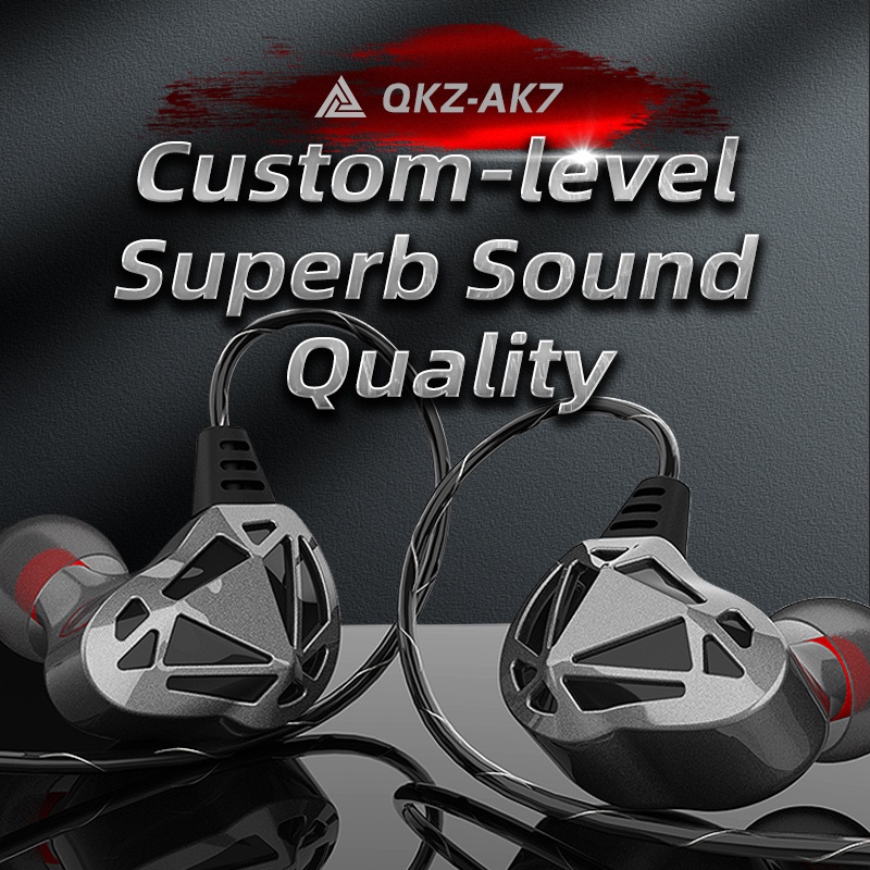 QKZ AK7 HIFI Headset Headphone Gaming HEAVY BASS - WITH MIC