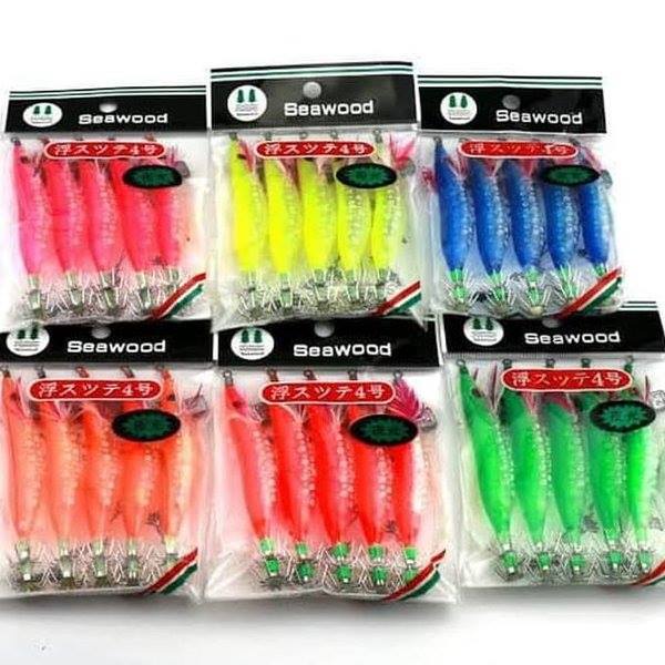 Umpan Cumi Bentuk Udang Kecil Merk Seawood