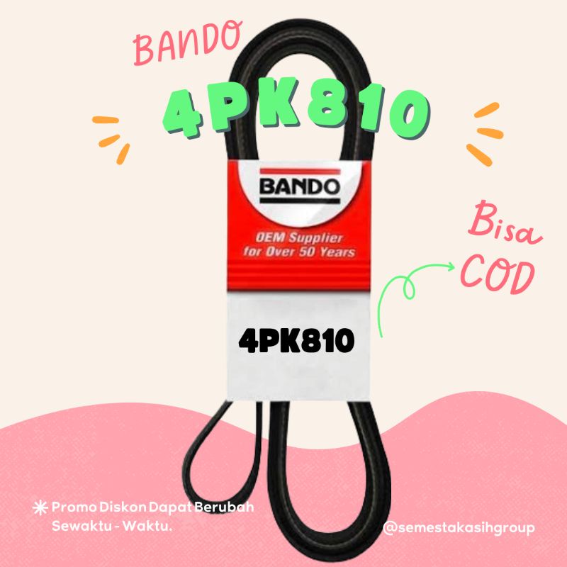 Fan Belt Bando 4PK810
