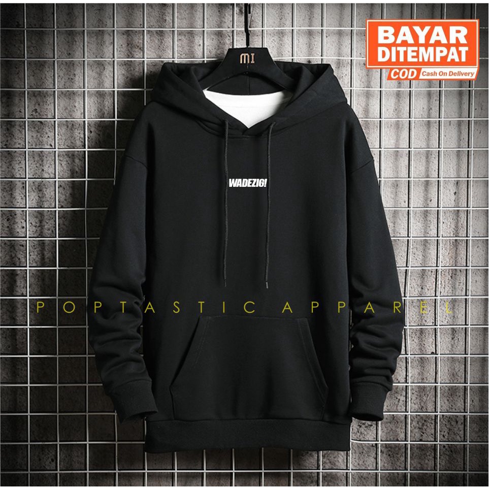 SWEATER HOODIE DISTRO Pria Wanita PREMIUM Bahan Fleece Tebal