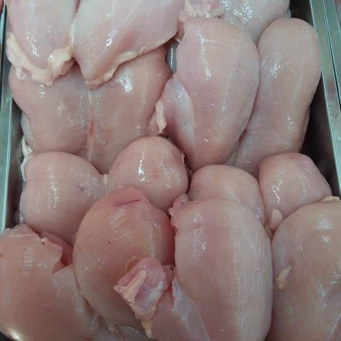 

JUN DADA FILLET AYAM - HALAL DAGING TANPA TULANG KULIT SEGAR FROZEN BONELESS FILET FRESH BEKU POTONG