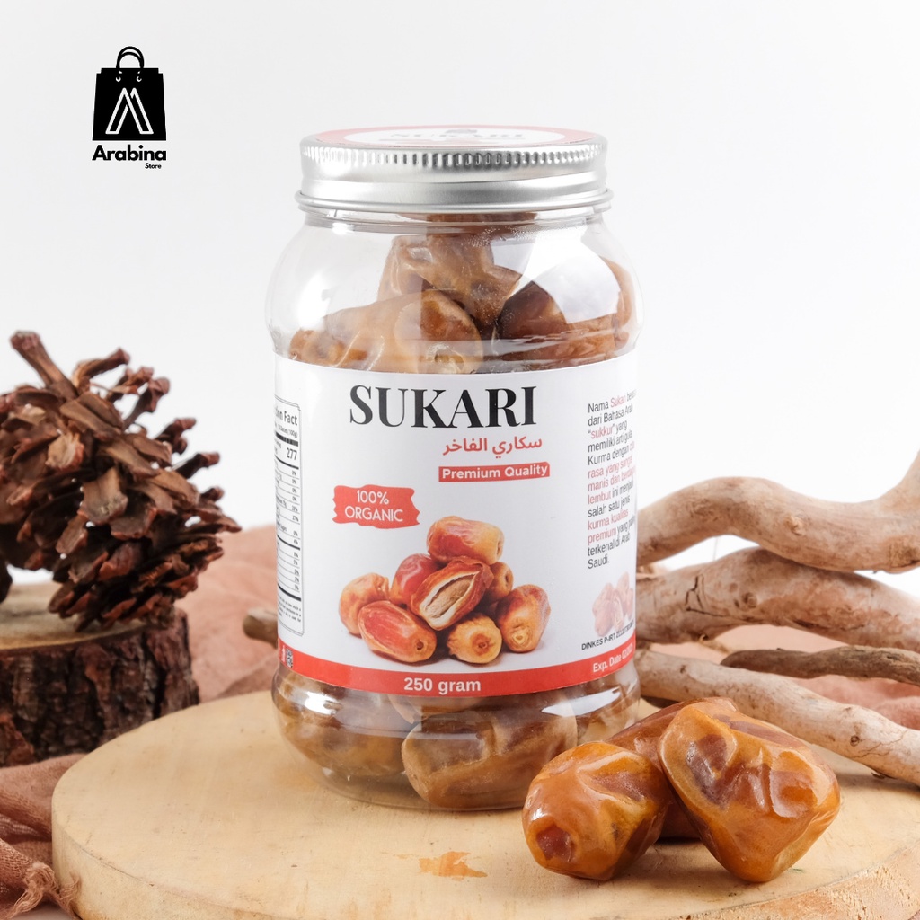 Arabina Kurma Sukkari Premium Sukari Dates Original