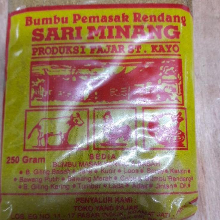 

Lariz manis Bumbu Rendang Sari Minang 250 gr