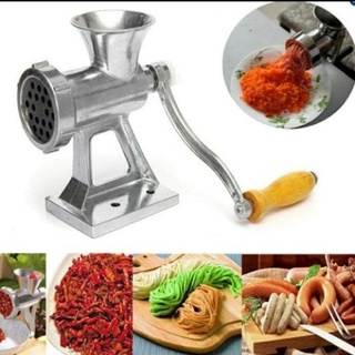 Promo!!! Gilingan Daging /kacang/voer VIPOO A12  Meat Mincer Manual Besi Bahan Stainless Steel