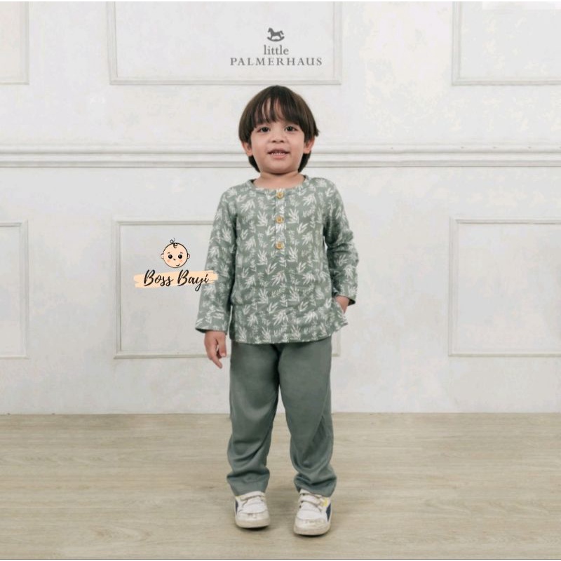 LITTLE PALMERHAUS - Timeless Button Koko Set + Peci Anak