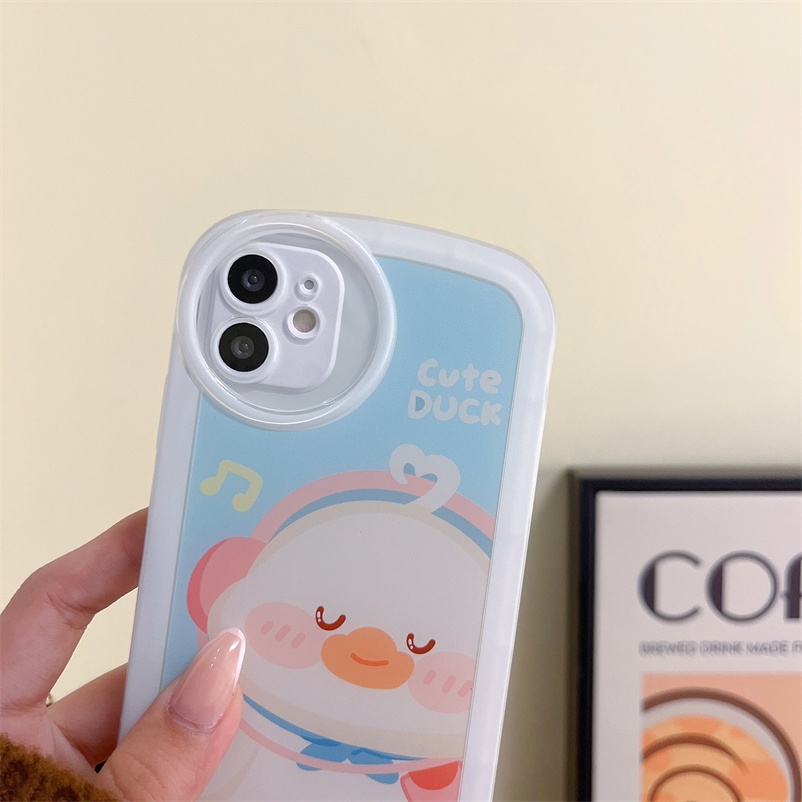 Soft Case Pelindung Lensa Bahan Silikon TPU Anti Jatuh Untuk Compatible for iPhone 14 13 12 11 Pro Max Xs Max X Xr iPhone 7 8 6 6s Plus SE 2020 Cartoon Plaid Bear Rabbit Soft Silicone Phone Case Creative Lens Protection Anti-fall Soft Casing Phone Case