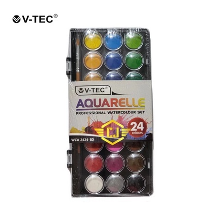 

Cat Air 12 w/24w V-TEC Aquarelle Professional Watercolour Set