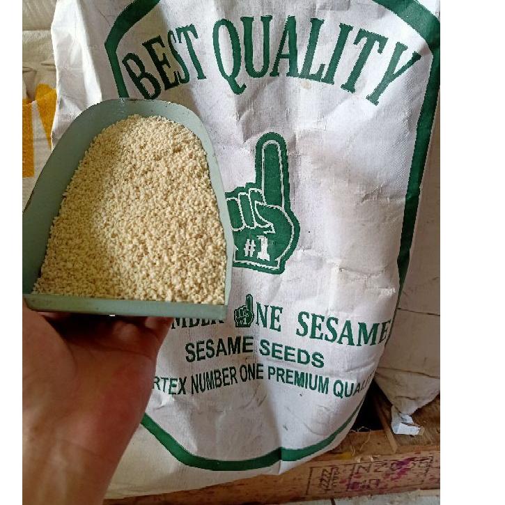 

♦ Wijen Putih Import 1kg kilo Sesame Seed Premium Quality Fresh Onde Onde DLL ➭