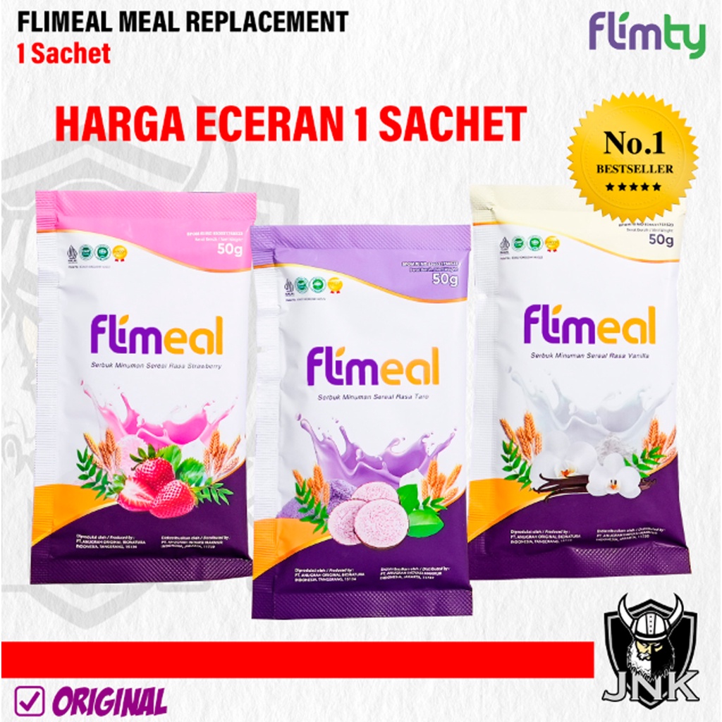 

Flimeal 1 Sachet Ecer Sereal Susu Diet Rasa Coklat Pengganti Makan Meal Replacement dari Flimty Fiber